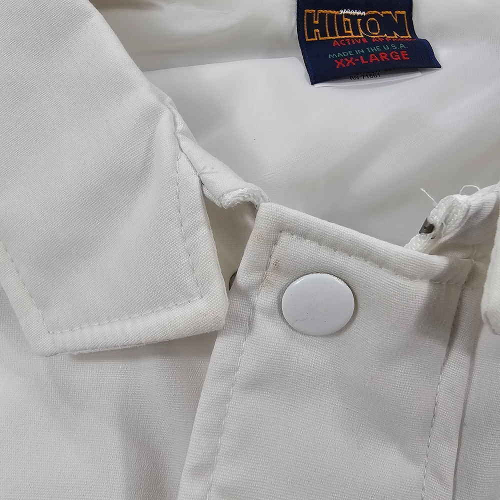 Hilton Lexus Jacket MEN XXL White Vintage Bomber Dealership Embroidered Logo USA - Picture 12 of 14